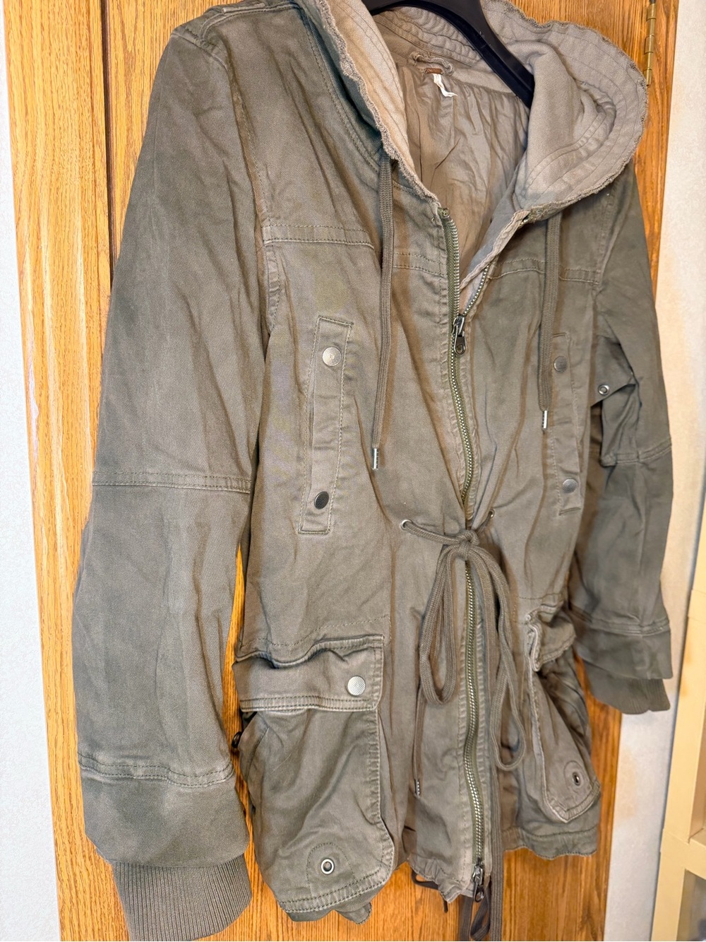 Free People Hooded Utility Jacket - Picture 3 of 6